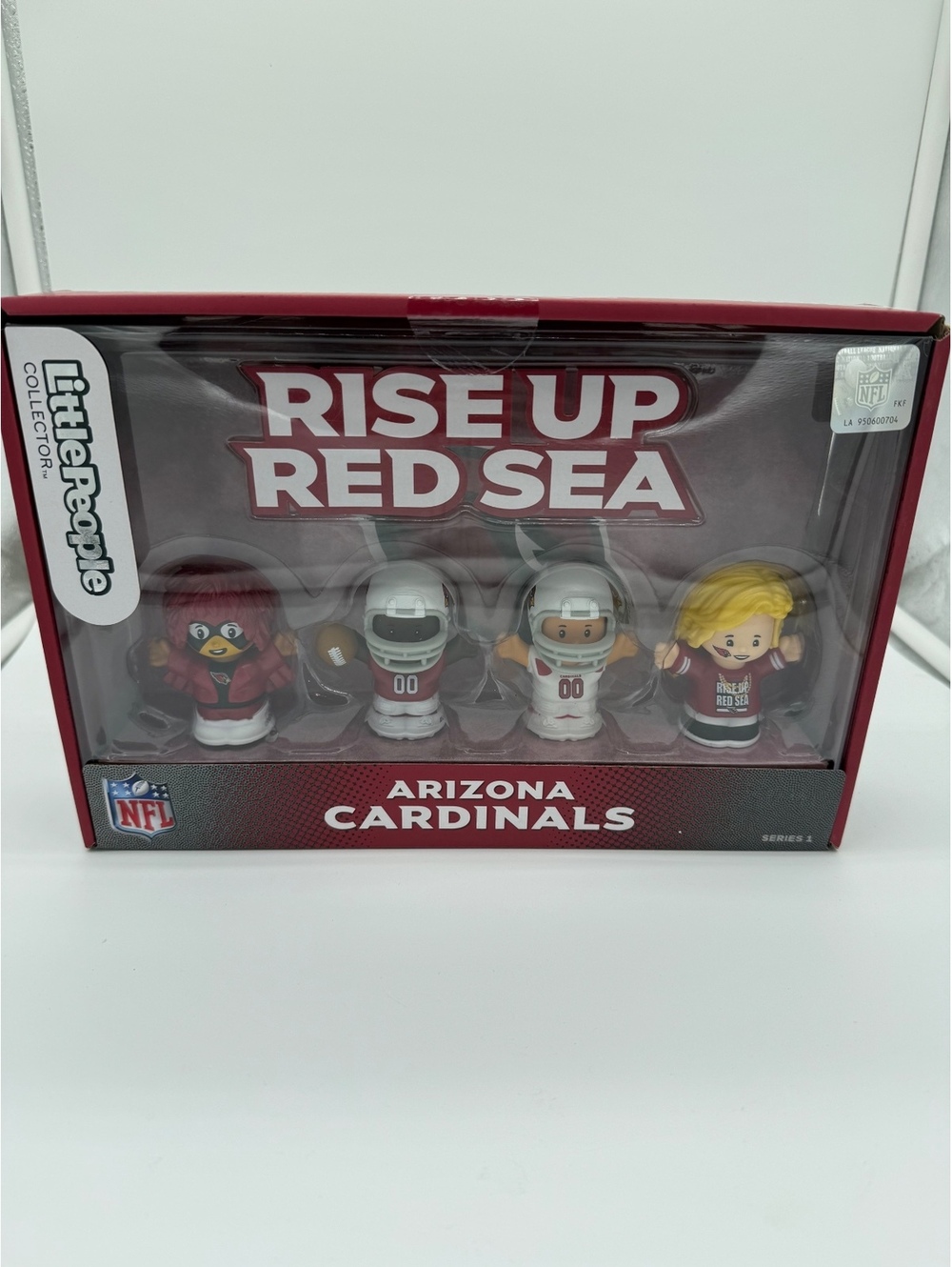 Fisher-Price Little People Collector NFL Arizona Cardinals Rise Up Red Sea Set